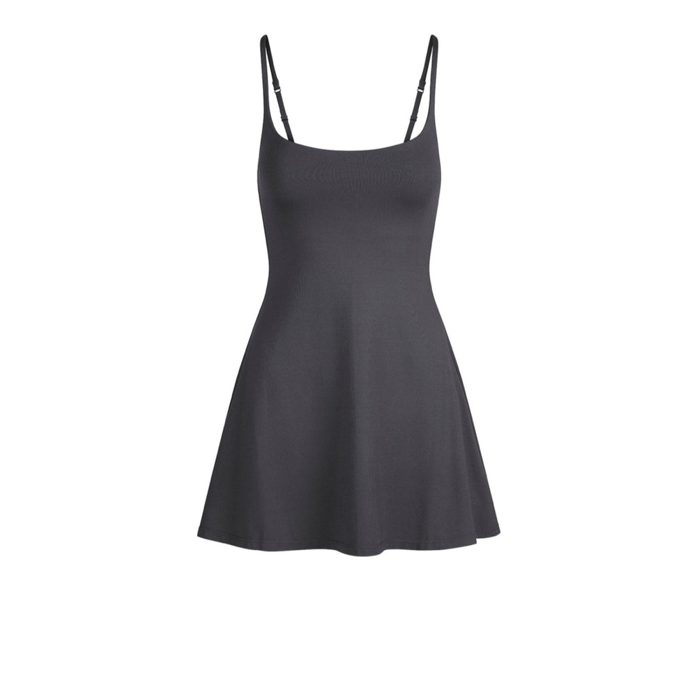 SKIMS Mini Dress Graphite
